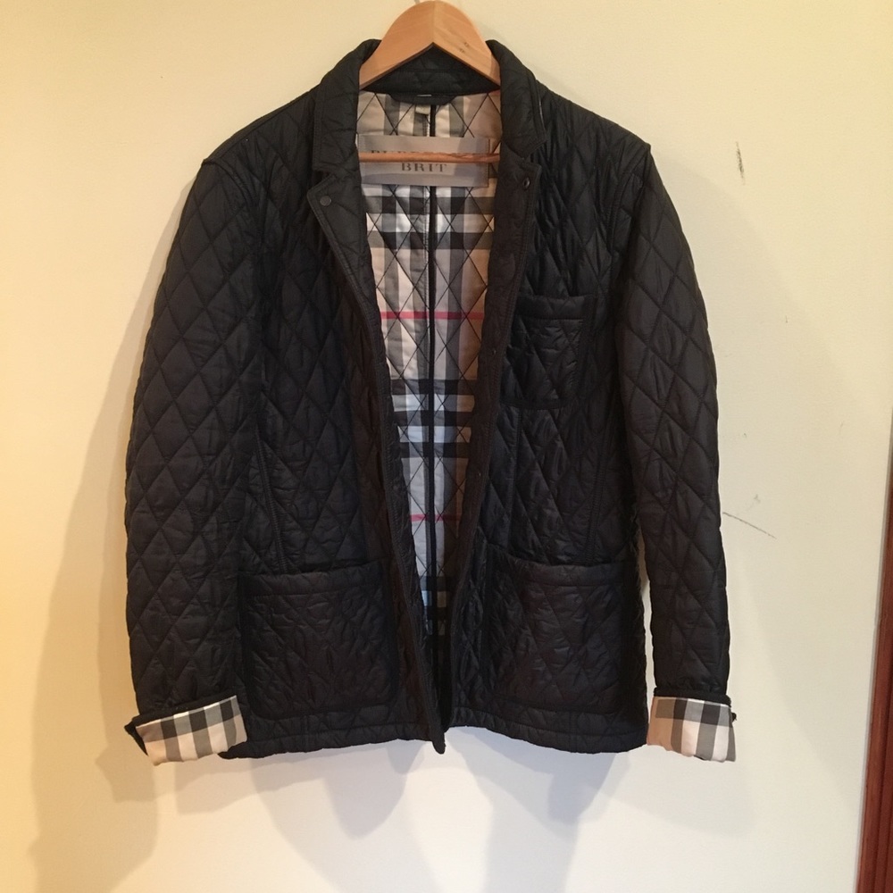 Burberry cuffed jacket!